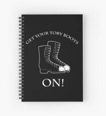 Get your Tory boots on! - Traci Harding Spiral Notebook
