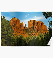Wreath and Rocks Poster