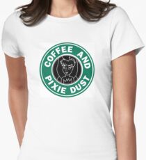Faith Trust and Caffeine Women's Fitted T-Shirt