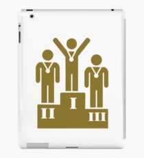 Podium champion medal iPad Case/Skin
