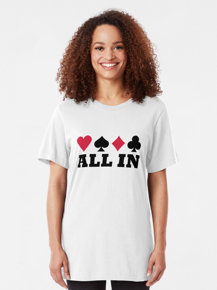 Alternate view of Poker all in Slim Fit T-Shirt