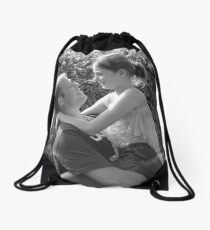 unconditional love Drawstring Bag
