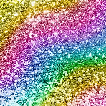 Rainbow Bright Glitter  Sticker for Sale by ColorFlowArt