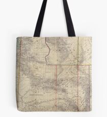 Vintage Map of Wyoming (1883) Tote Bag