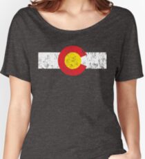 Vintage Colorado Flag Women's Relaxed Fit T-Shirt