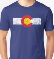 Vintage Colorado Flag Unisex T-Shirt