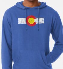 Vintage Colorado Flag Lightweight Hoodie