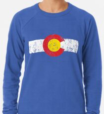 Vintage Colorado Flag Leichtes Sweatshirt