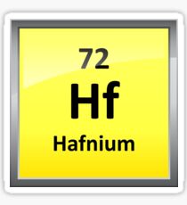 Hafnium Periodic Table Element Symbol Sticker