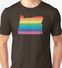 rainbow oregon Unisex T-Shirt