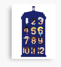 The Number Who Canvas Print