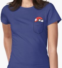 POKEBALL POCKET Women's Fitted T-Shirt
