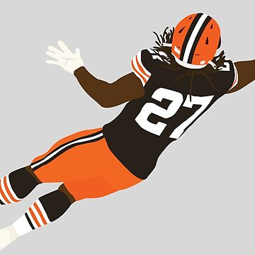 David Njoku Sticker for Sale by Amy Snively