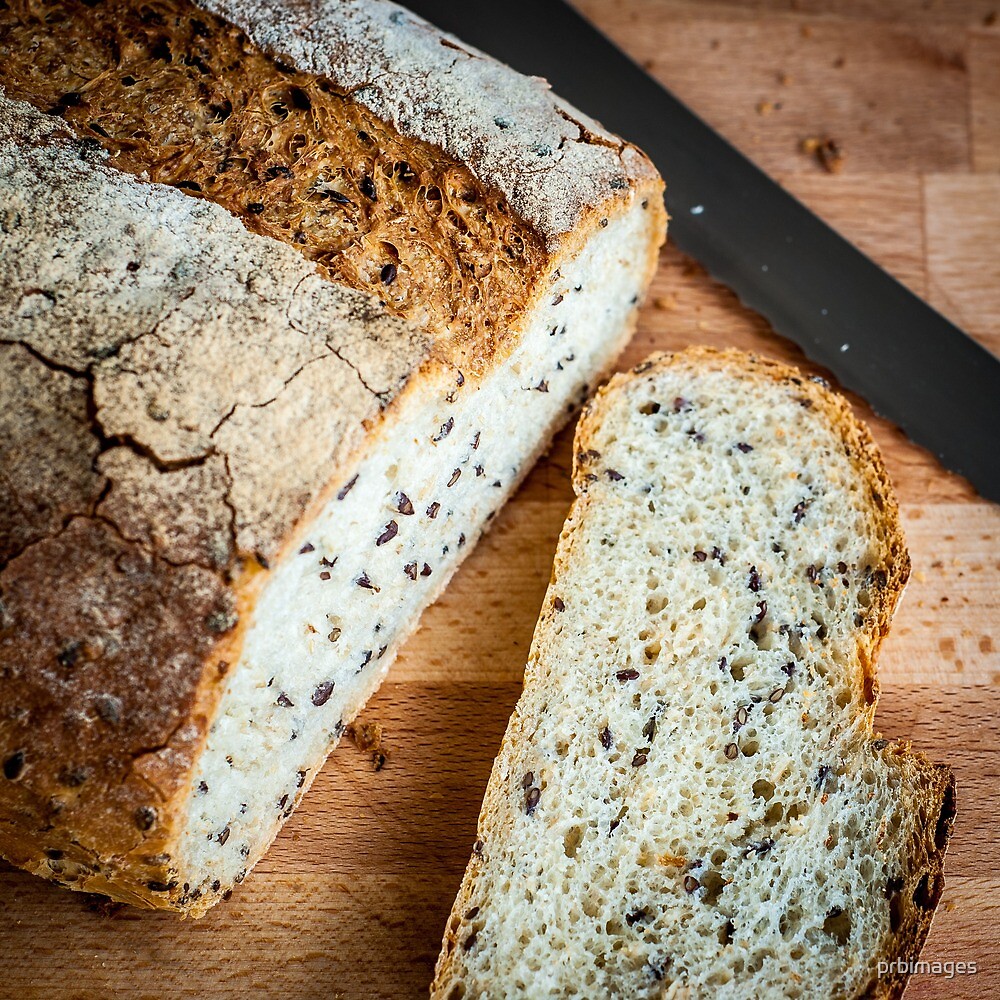 "Soy and Linseed Bread" by prbimages Redbubble