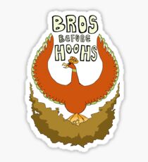 Bros Before Ho-ohs Sticker