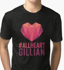 #AllHeartGillian - Pink Tri-blend T-Shirt