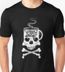 Camiseta ajustada Muerte antes de Decaf