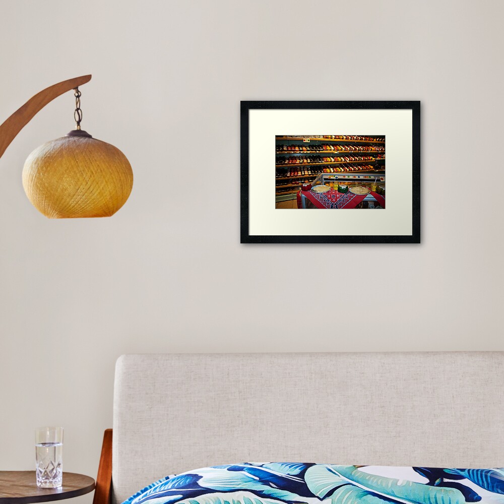 Cheese, cheese and... cheese Framed Art Print