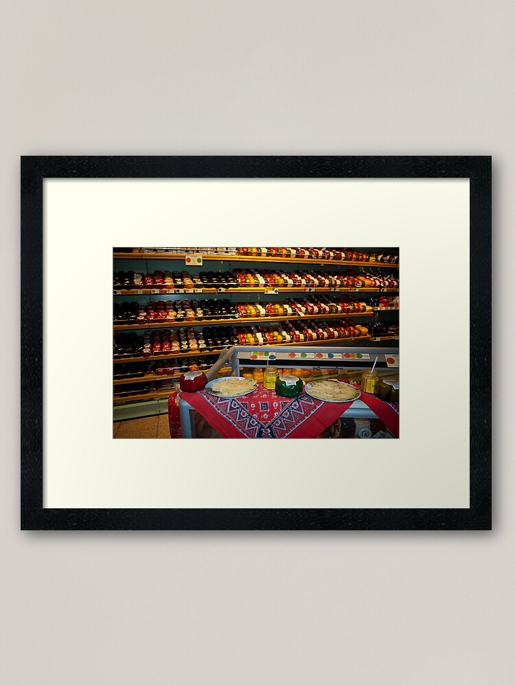 Alternate view of Cheese, cheese and... cheese Framed Art Print
