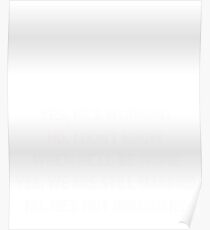 Awesome funny T - shirt design for tanker and more Poster