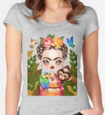 Frida Querida Women's Fitted Scoop T-Shirt
