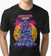 Hotline Miami Tri-blend T-Shirt