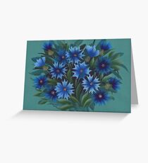Cornflowers Greeting Card