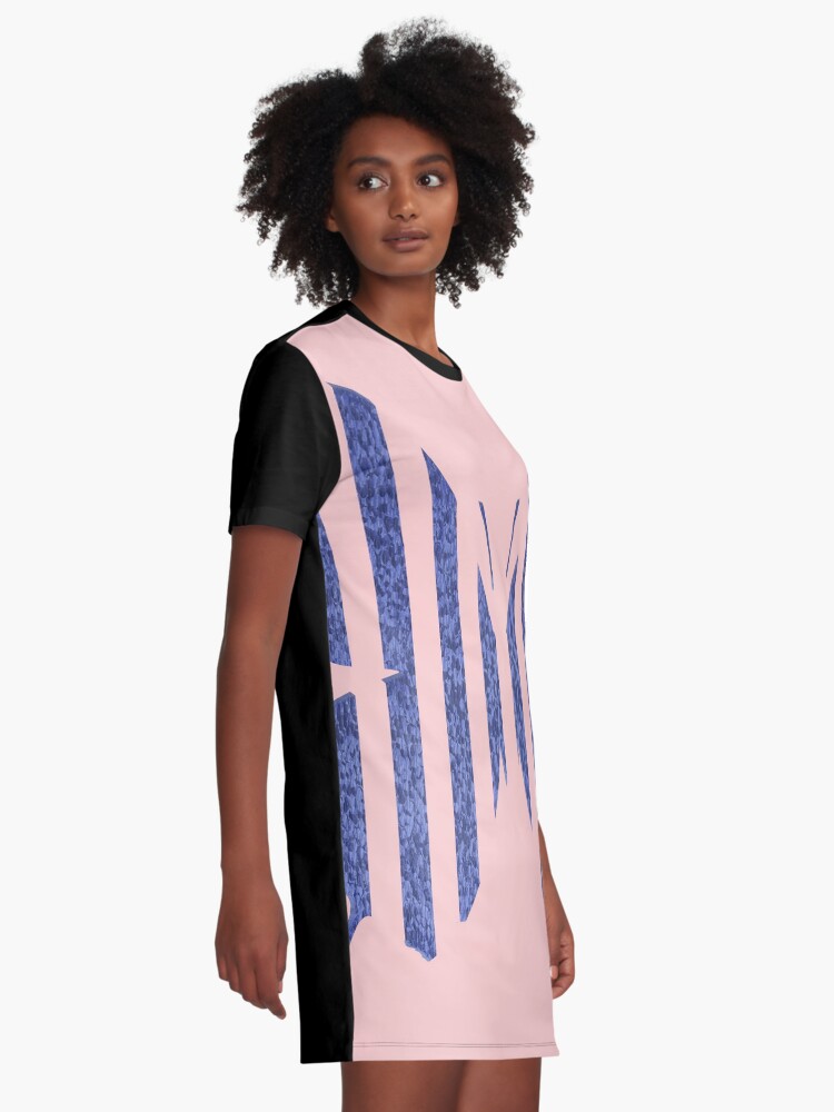 Alternate view of Stylized butterfly Graphic T-Shirt Dress