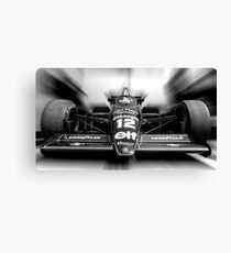 Ayrton Senna (Black & White) Canvas Print