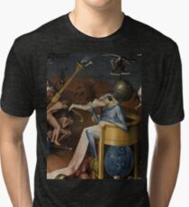 Insight Into Hell by Hieronymus Bosch Tri-blend T-Shirt