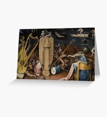 Insight Into Hell by Hieronymus Bosch Greeting Card