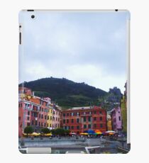 Colorful harbor of Vernazza iPad Case/Skin