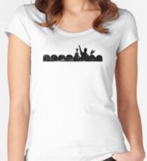 Vintage MST3K - light Women's Fitted Scoop T-Shirt