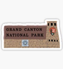 Grand Canyon National Park Sign, Arizona Sticker