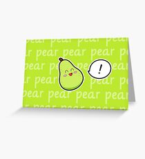 Happy Pear - two lof bees Greeting Card
