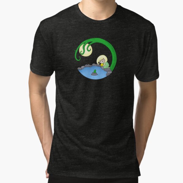 Girl At The Pond Tri-blend T-Shirt