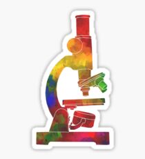 Rainbow Microscope Sticker