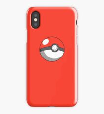 pokeball design iPhone Case