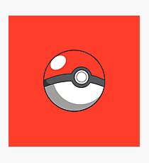pokeball design Photographic Print