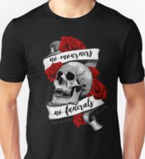 Camiseta ajustada Sin dolientes No funerales