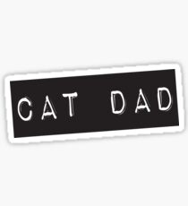 Cat Dad Sticker