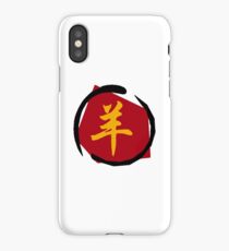 Chinese New Year of The Sheep Goat Ram iPhone Case