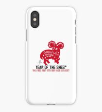 Chinese New Year of The Sheep Goat Ram iPhone Case