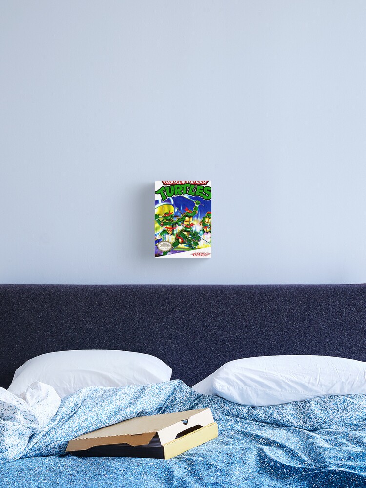 Teenage Mutant Ninja Turtles Nes Cover Canvas Print By Icepatrol