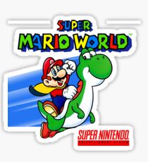 Pegatina Super Mario World SNES