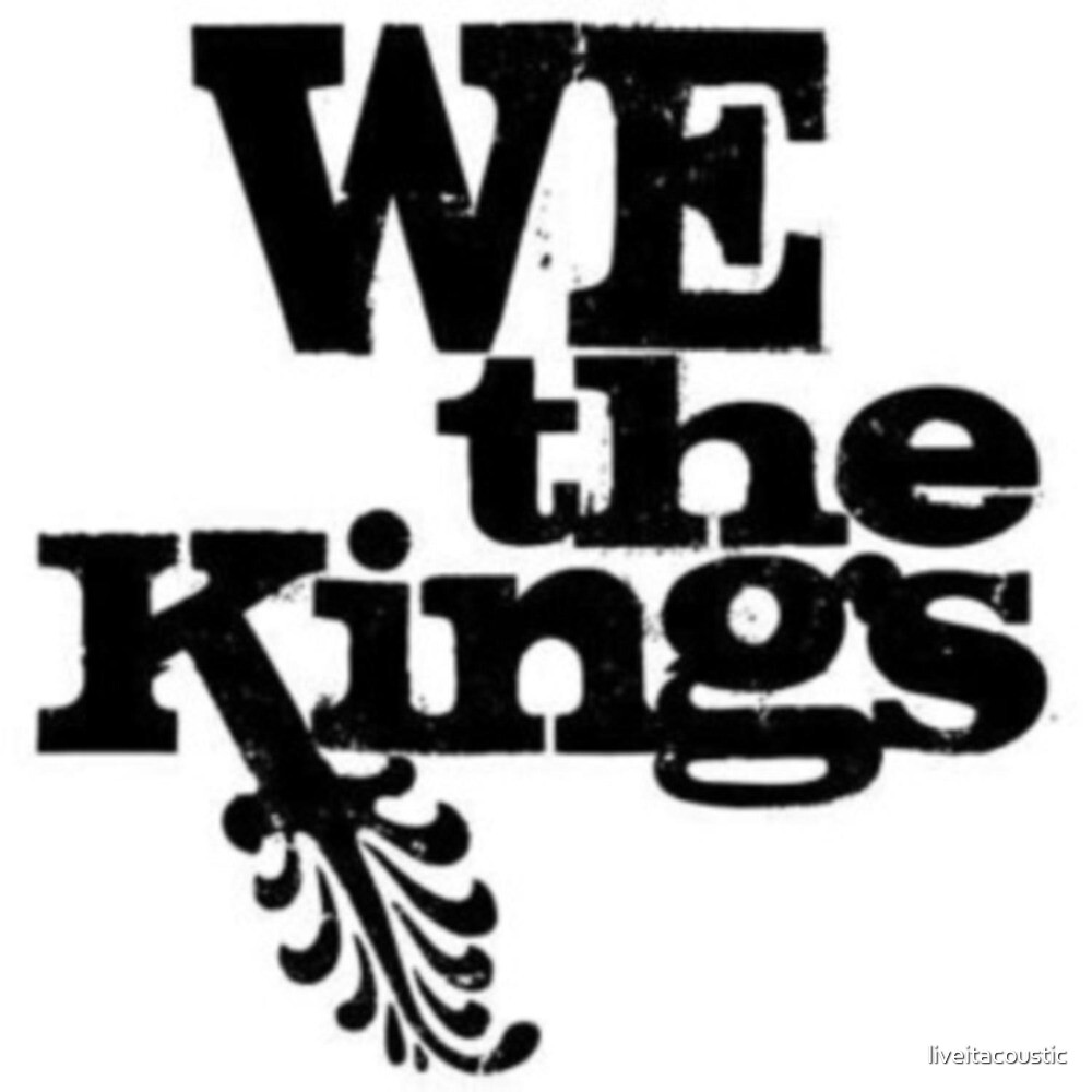 "We The Kings Logo" by liveitacoustic Redbubble