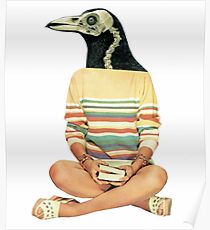 Crow head Poster