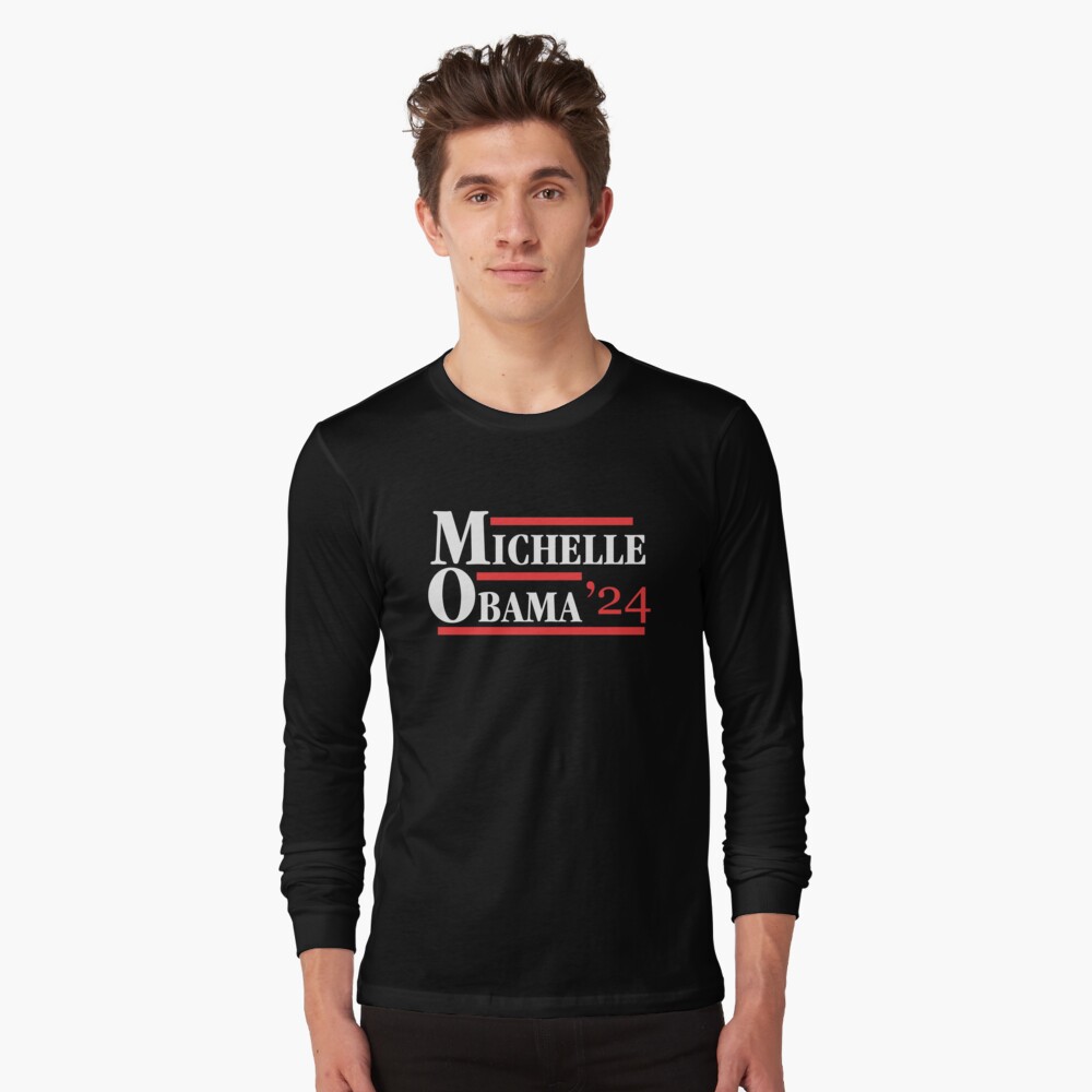 "Michelle Obama 2024" Long Sleeve TShirt by MikeMcGreg Redbubble