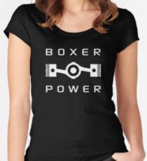 Boxer Power Women's Fitted Scoop T-Shirt