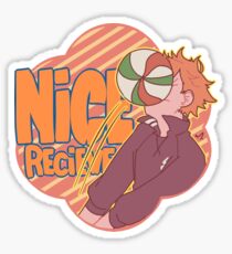 Nice recieve, Hinata Sticker